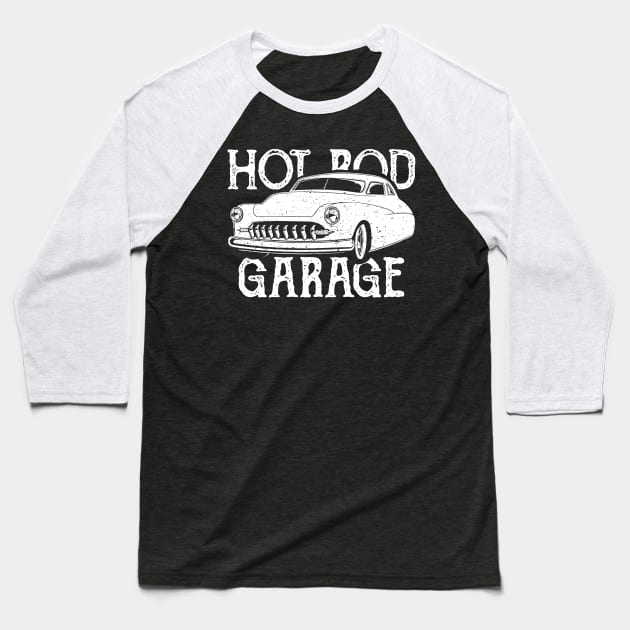 Hot Rod Low Rider Baseball T-Shirt by RadStar